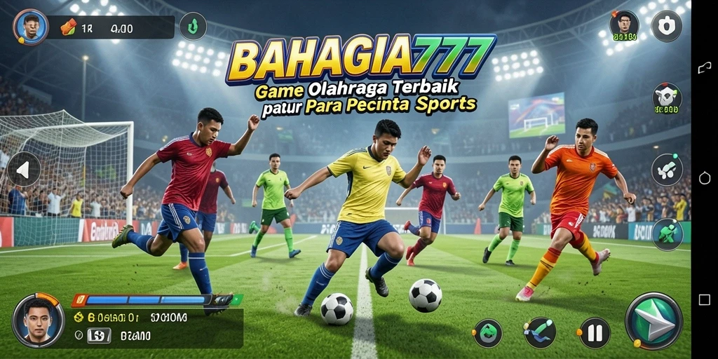 Tampilan gameplay menarik dari BAHAGIA777, menampilkan aksi olahraga seru.