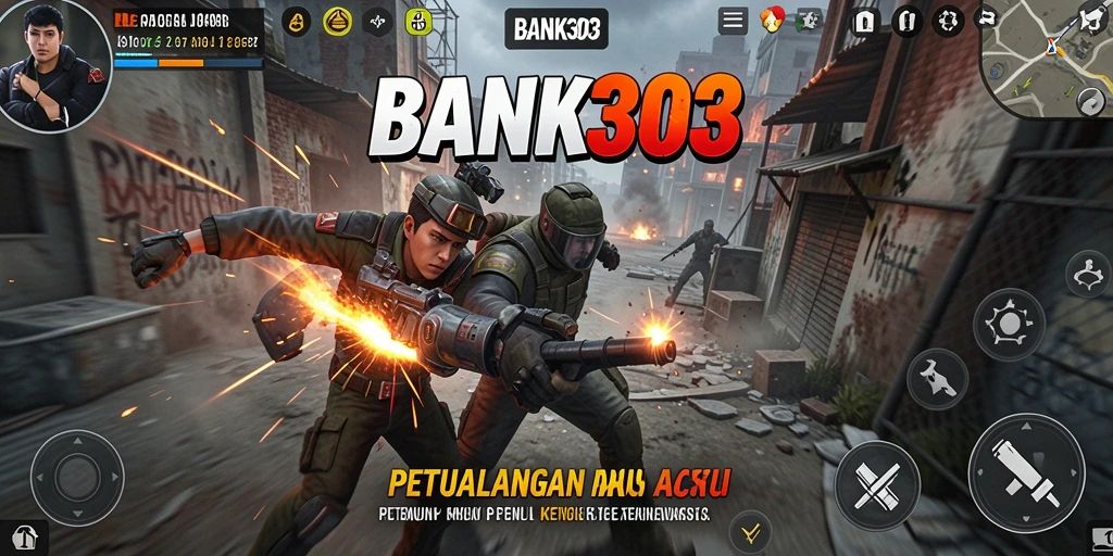 Gameplay action yang mendebarkan dan seru di BANK303.