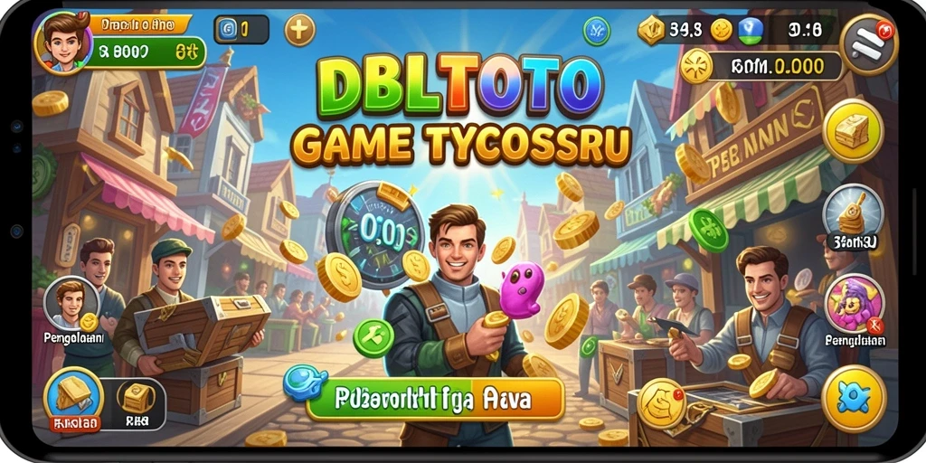 Screenshot gameplay DBLTOTO menampilkan aksi Tycoon yang seru dan menantang.