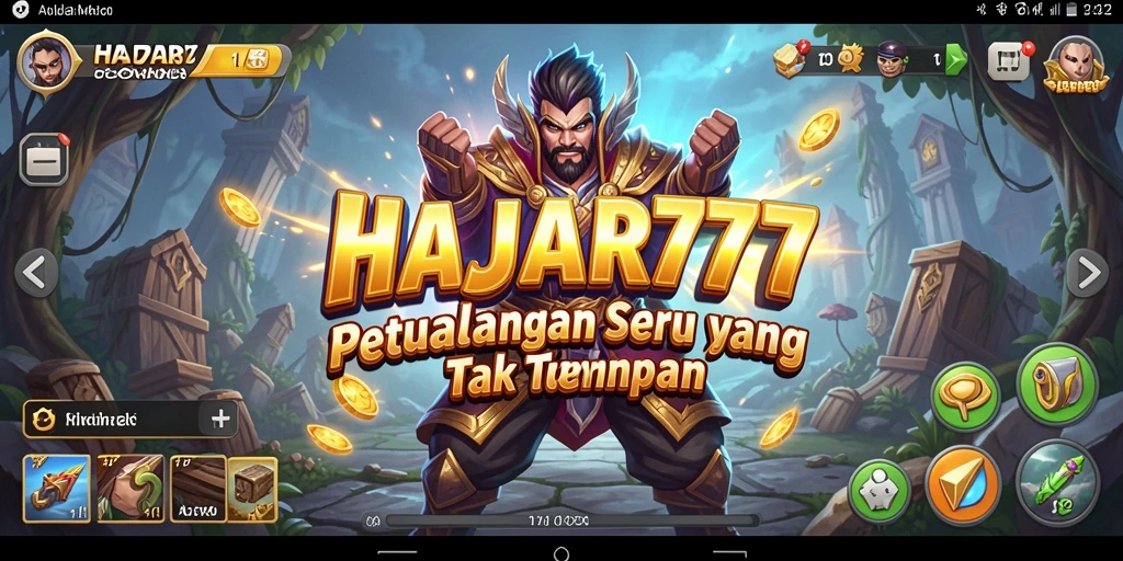 Tampilan gameplay HAJAR777 yang menakjubkan saat menjelajahi dunia fantasi.