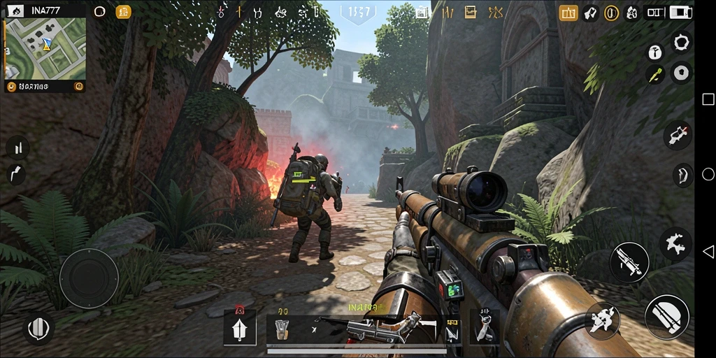Tangkap aksi menegangkan gameplay TPS di INA777.