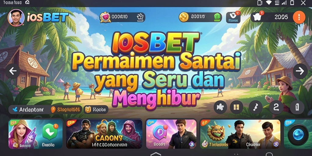 Tampilan gameplay seru dari IOSBET yang sangat menghibur.