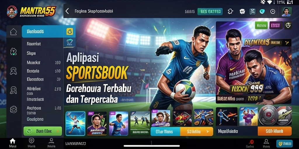 Tampilan gameplay menarik dan interaktif dari MANTRA55.