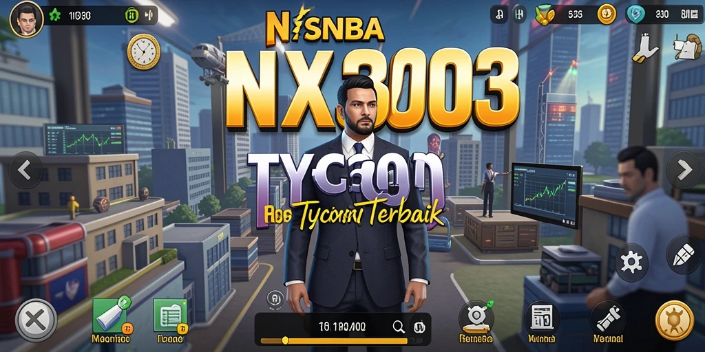 Gameplay NX303 menunjukkan strategi bisnis yang mendebarkan.