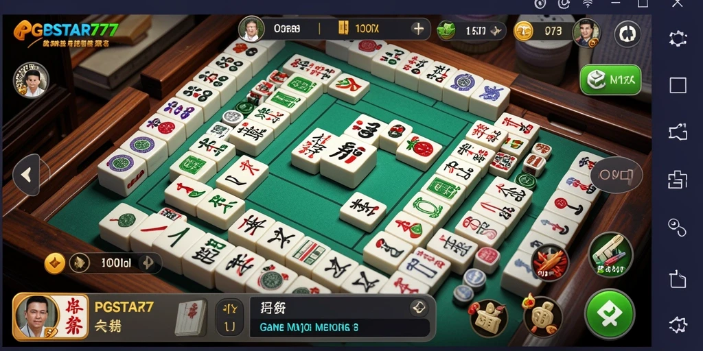 Tampilan gameplay PGSTAR777 yang seru dan penuh strategi Mahjong.