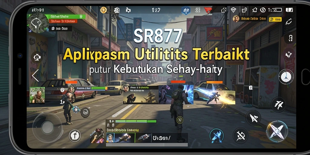 Tampilan screenshot SR877 yang menunjukkan antarmuka penggunaan aplikasi Utility.