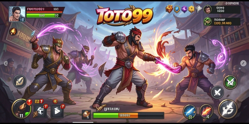 Tampilan menarik dari gameplay TOTO99 yang menampilkan pertarungan intens.
