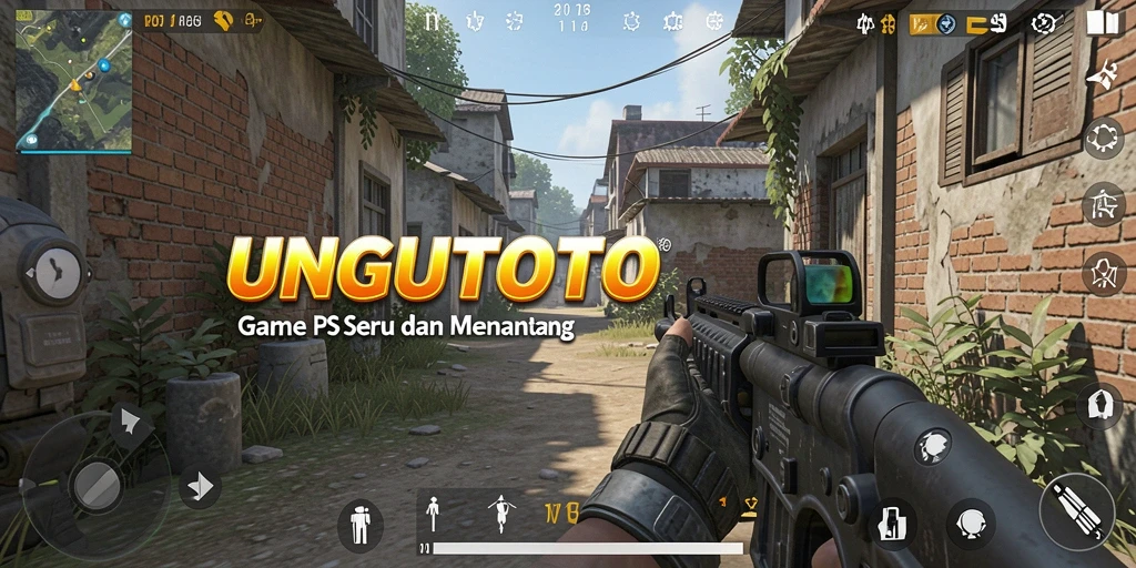 Screenshot gameplay UNGUTOTO yang penuh aksi dan strategi.