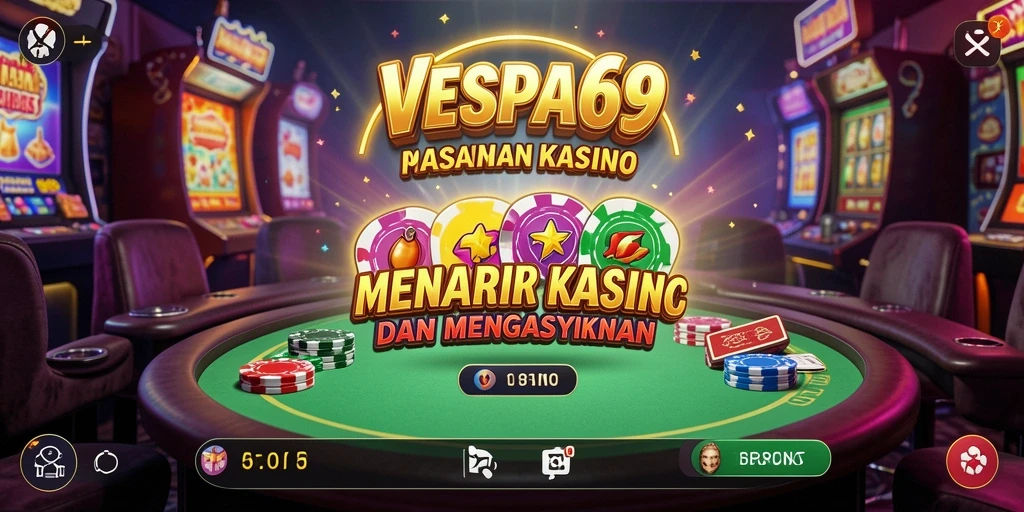 Tampilan gameplay VESPA69 yang seru dan mendebarkan di kasino.